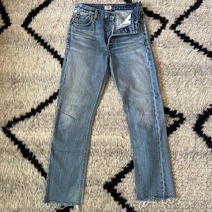 Citizens of humanity charlotte high rise straight leg jeans